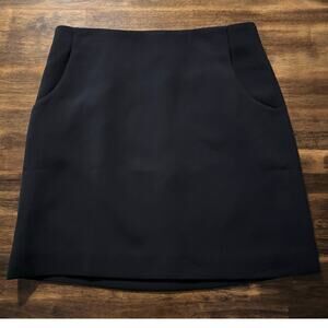 J Crew Women’s 12 Mini Skirt A Line Short Stretch 32" Waist High Rise Pockets